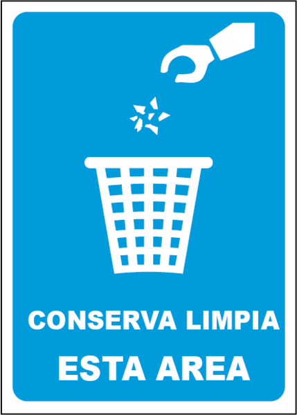 Conserva limpia el area