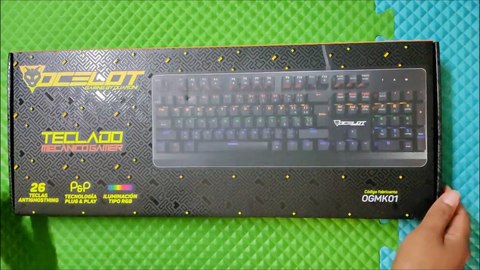 TECLADO MECANICO OCELOT ALAMBRICO NEGRO RGB OGMK02